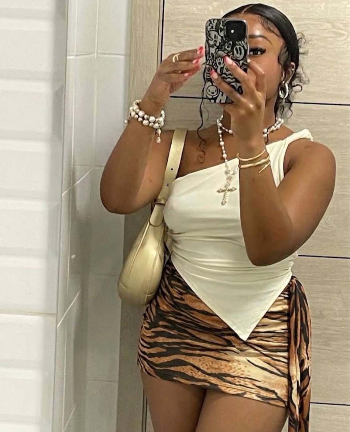 Baddie skirt with rope