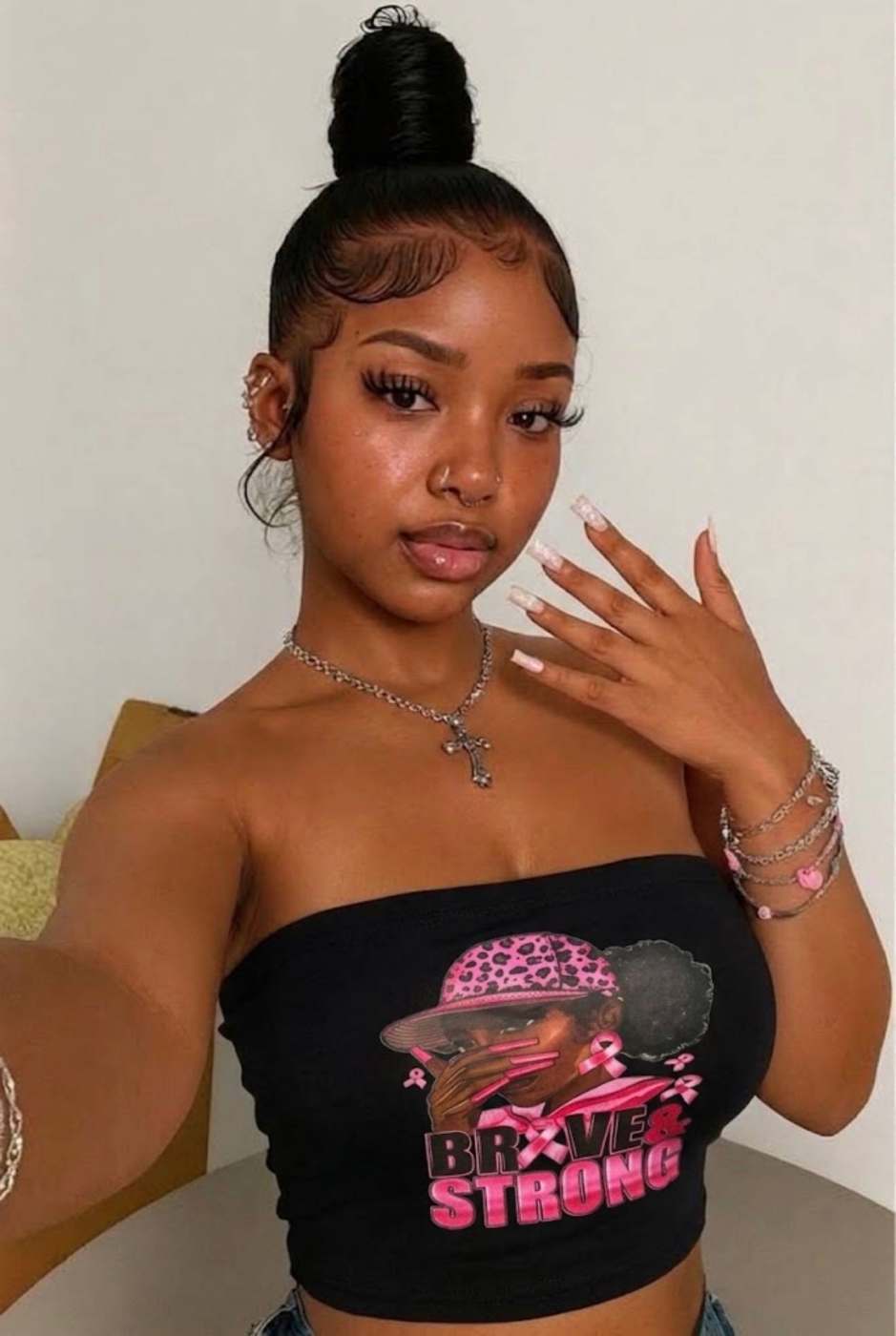 Graphic tube tops