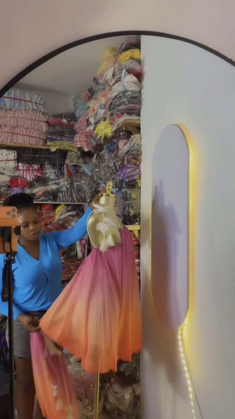Rich aunty gown