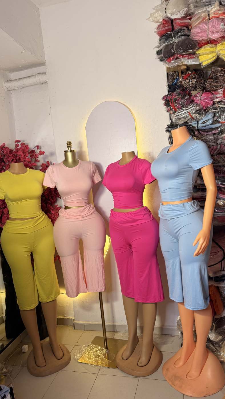 Palazzo 2pcs capri set