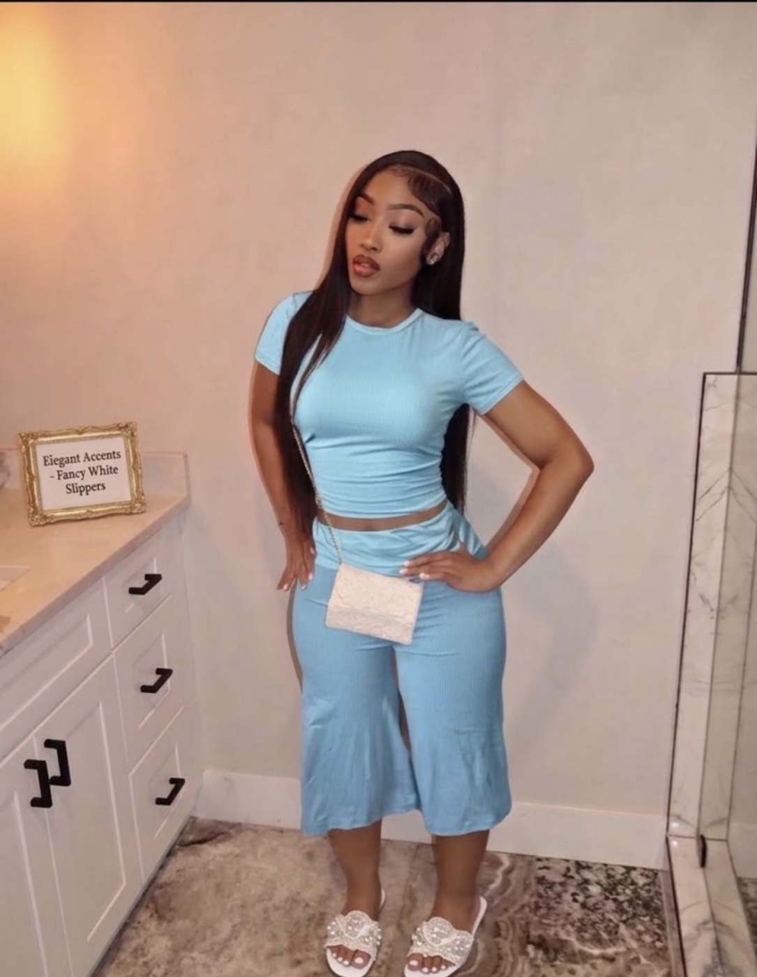Palazzo 2pcs capri set