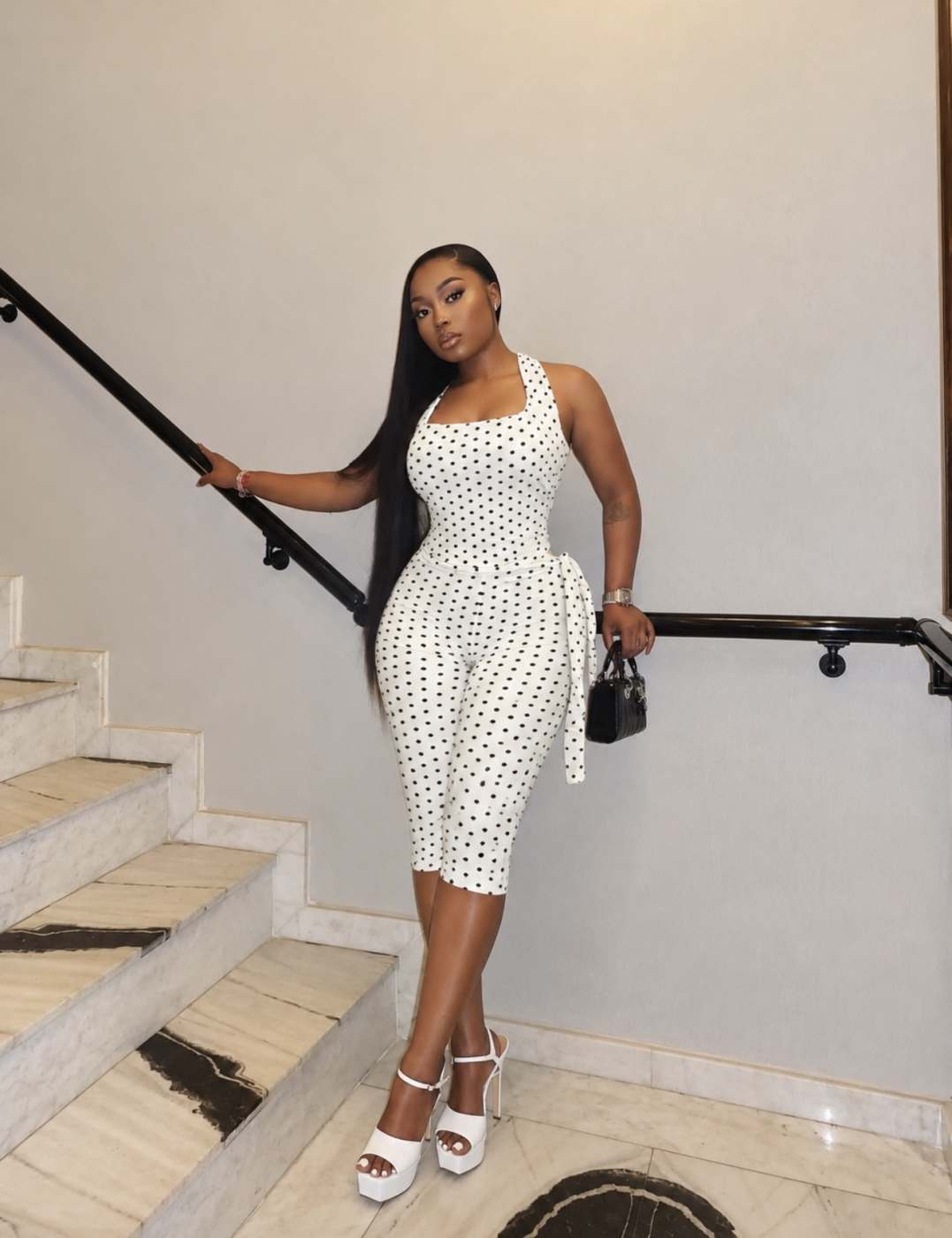 Polka Dot Elegance Jumpsuit